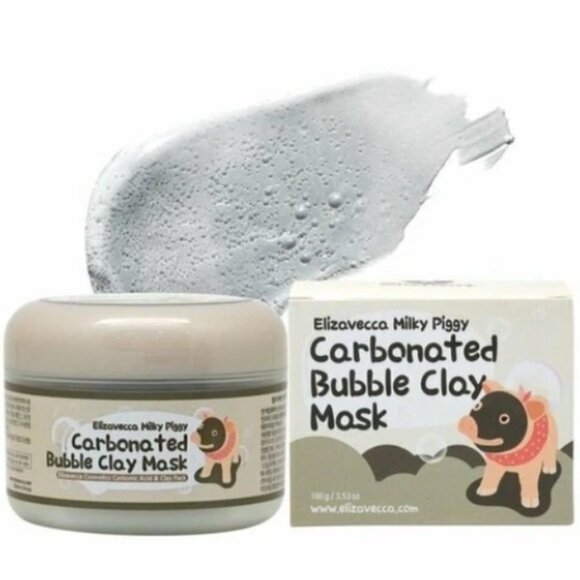 Elizavecca Milky Piggy Carbonated Bubble Clay Mask 100g – Deep Pore Cleansing - Picture 3 of 7